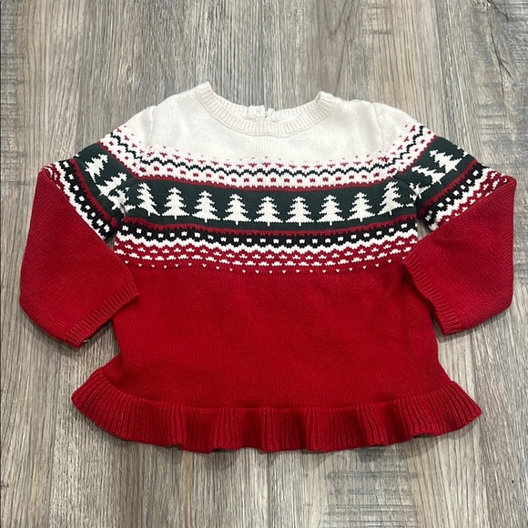 Carters Knit Christmas Sweater - Picture 1 of 5